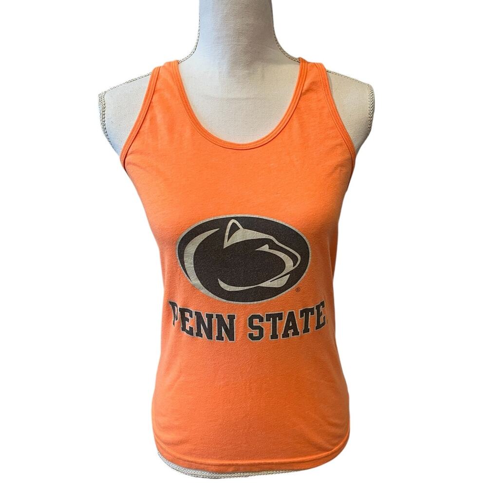 Vintage Y2K Penn State Neon Orange Tank Top XS